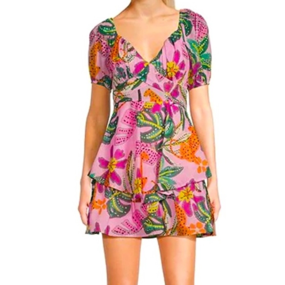 Boutique Floral ruffle dress